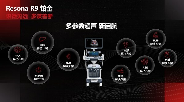 　　昆仑Resona R9铂金多参数超声发布